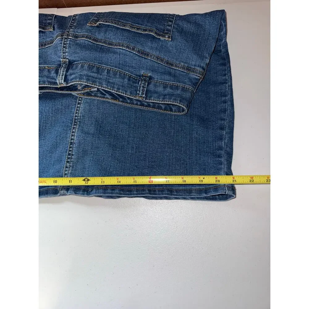 Jaclyn Smith Jean Skirt Size 12 Denim Women's Skirt - Picture 7 of 9